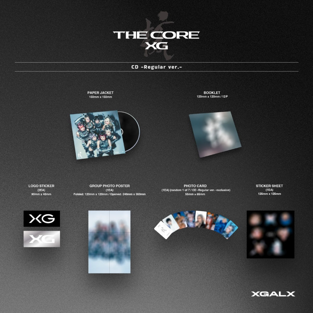 【XG】THE CORE・XGver・ラントレ無し CD -Regular ver.-】THE CORE -核(CD) – XGALX OFFICIAL SHOP