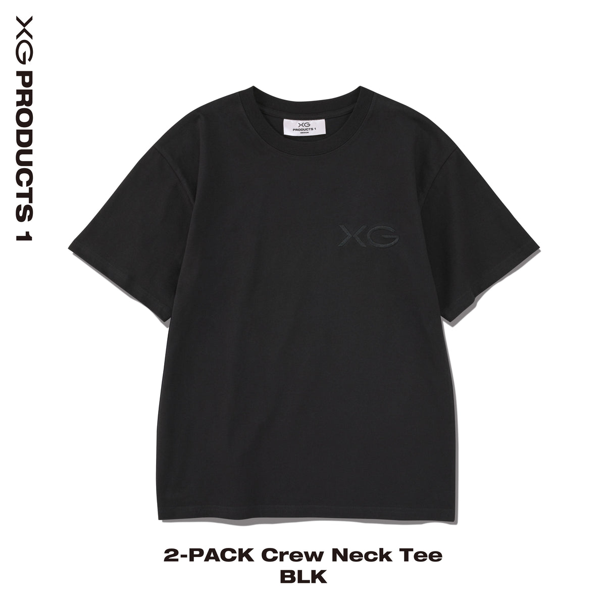 BLACK FRIDAY】2-PACK Crew Neck Tee / BLK & WHT（L） – XGALX