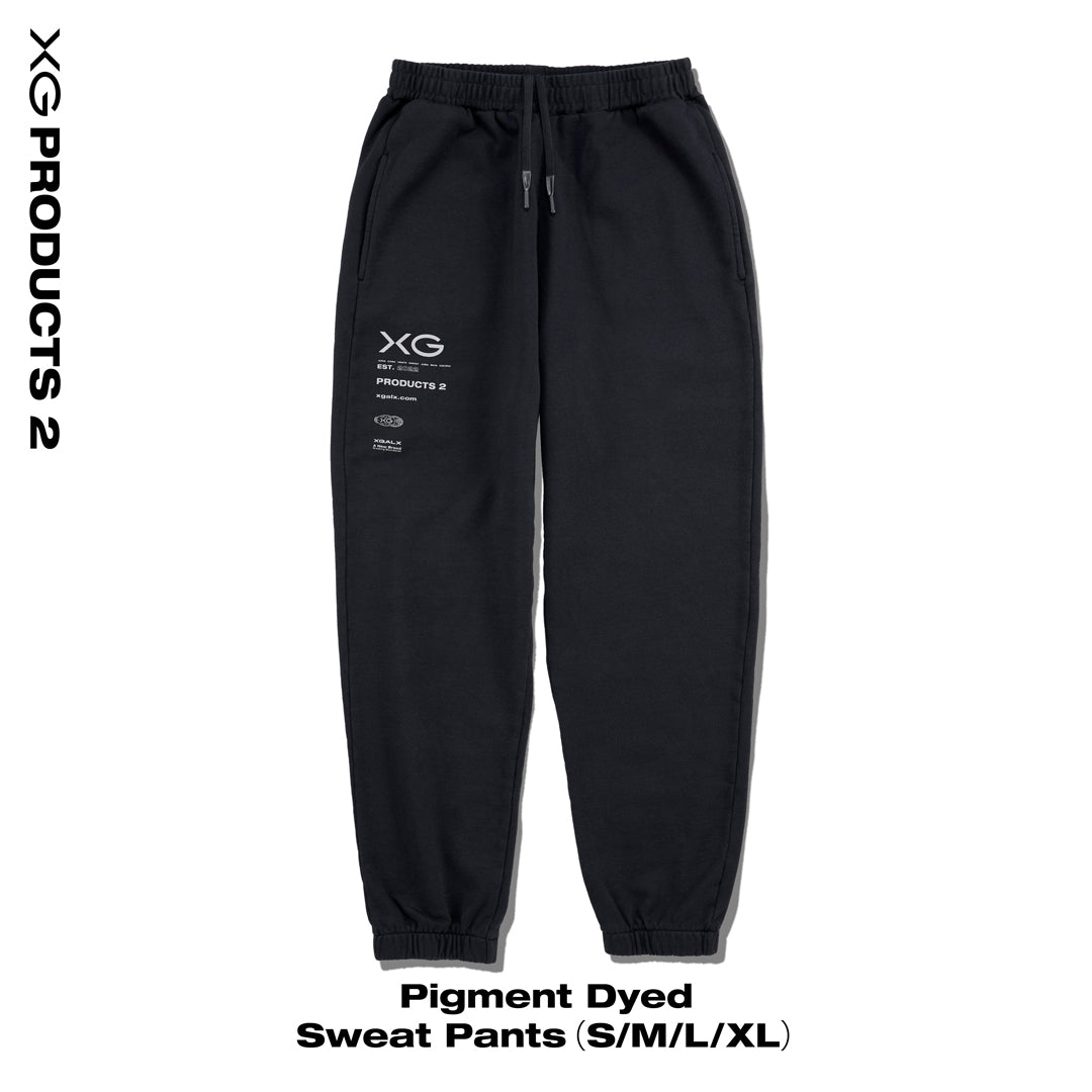 XG Pigment Dyed Sweat Pants ブラック　L Pigment Dyed Sweat Pants – XGALX OFFICIAL SHOP