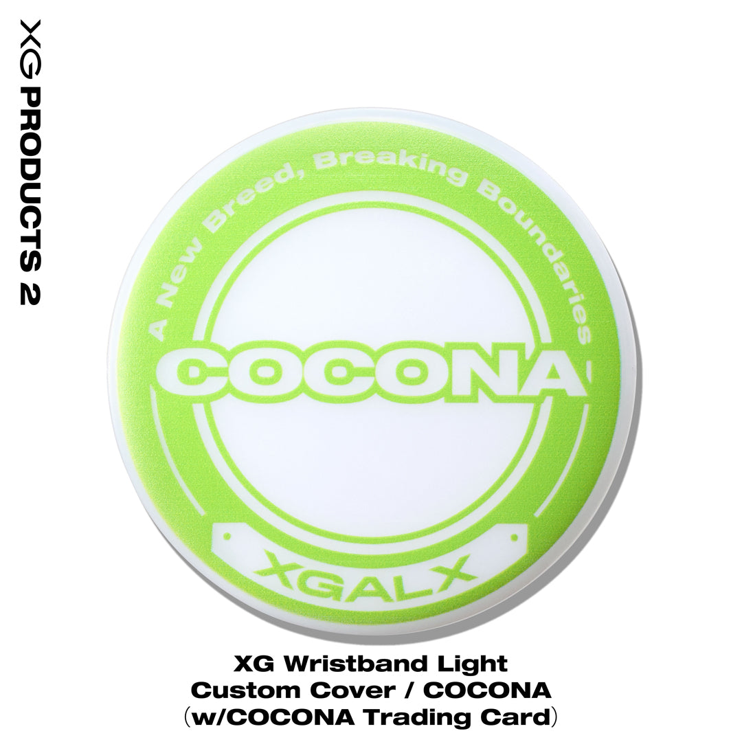 XG Wristband Light Custom Cover / COCONA（w/COCONA Trading Card
