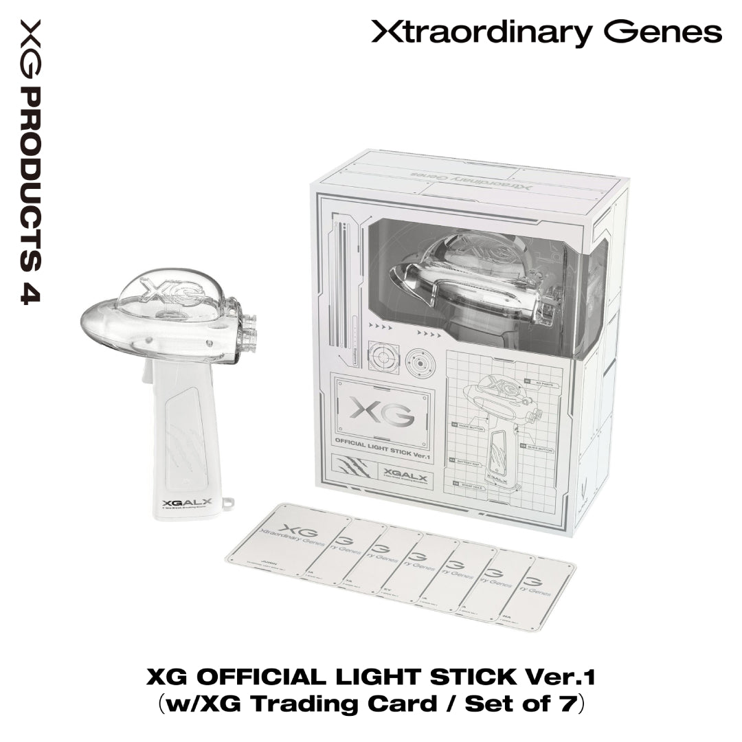 公式 XG ペンライト 2個セット＋キーホルダー Xtraordinary Genes Ver.】XG OFFICIAL LIGHT STICK Ver.1（w/XG