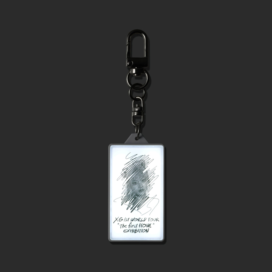 The first HOWL” EXHIBITION LED Light Box Keychain / HINATA