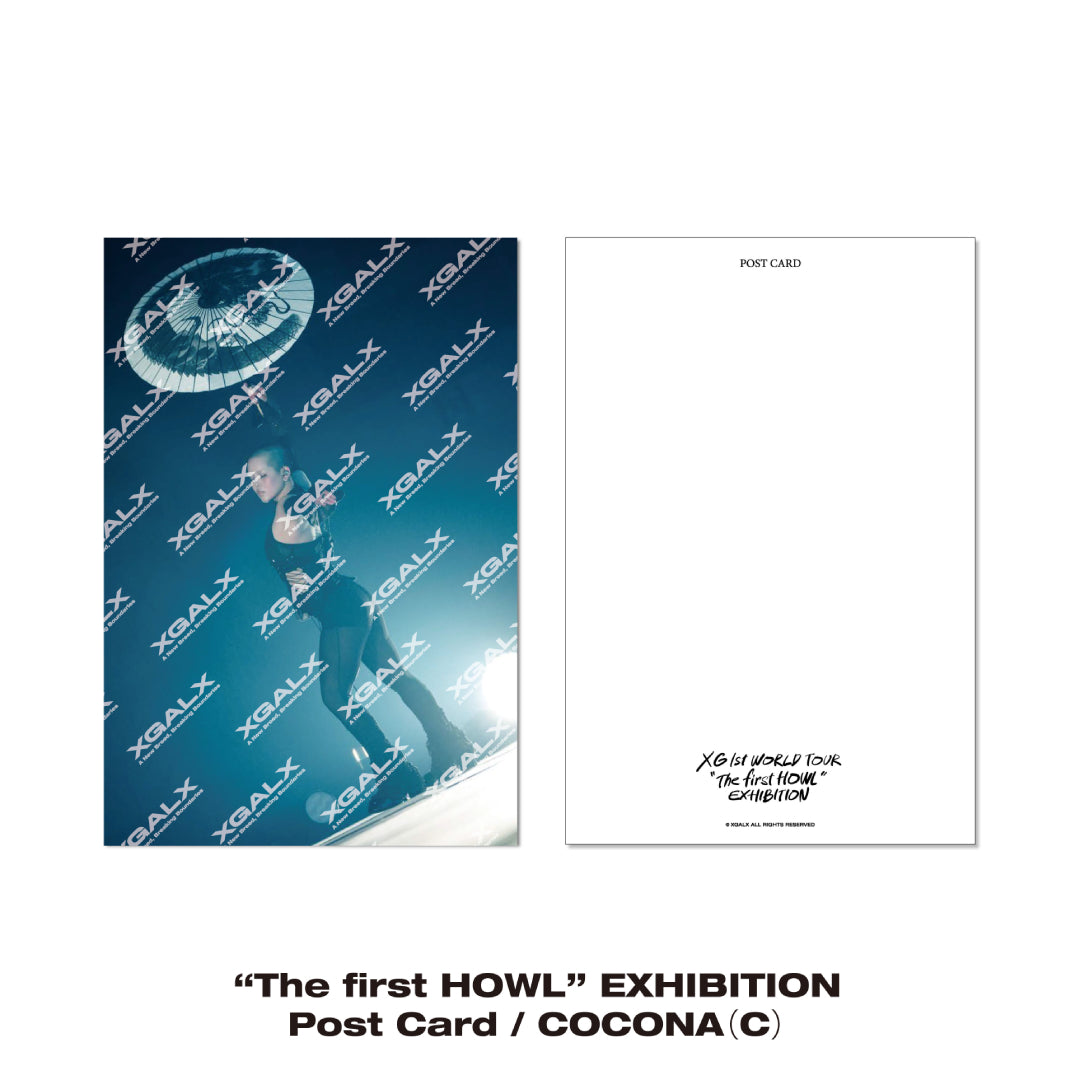 The first HOWL” EXHIBITION Post Card / COCONA（C） – XGALX