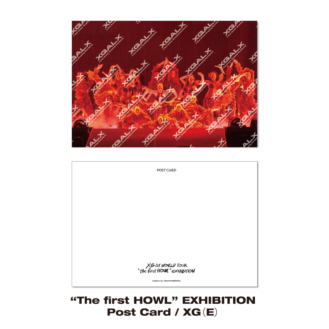 The first HOWL” EXHIBITION Post Card / XG（E） – XGALX OFFICIAL SHOP