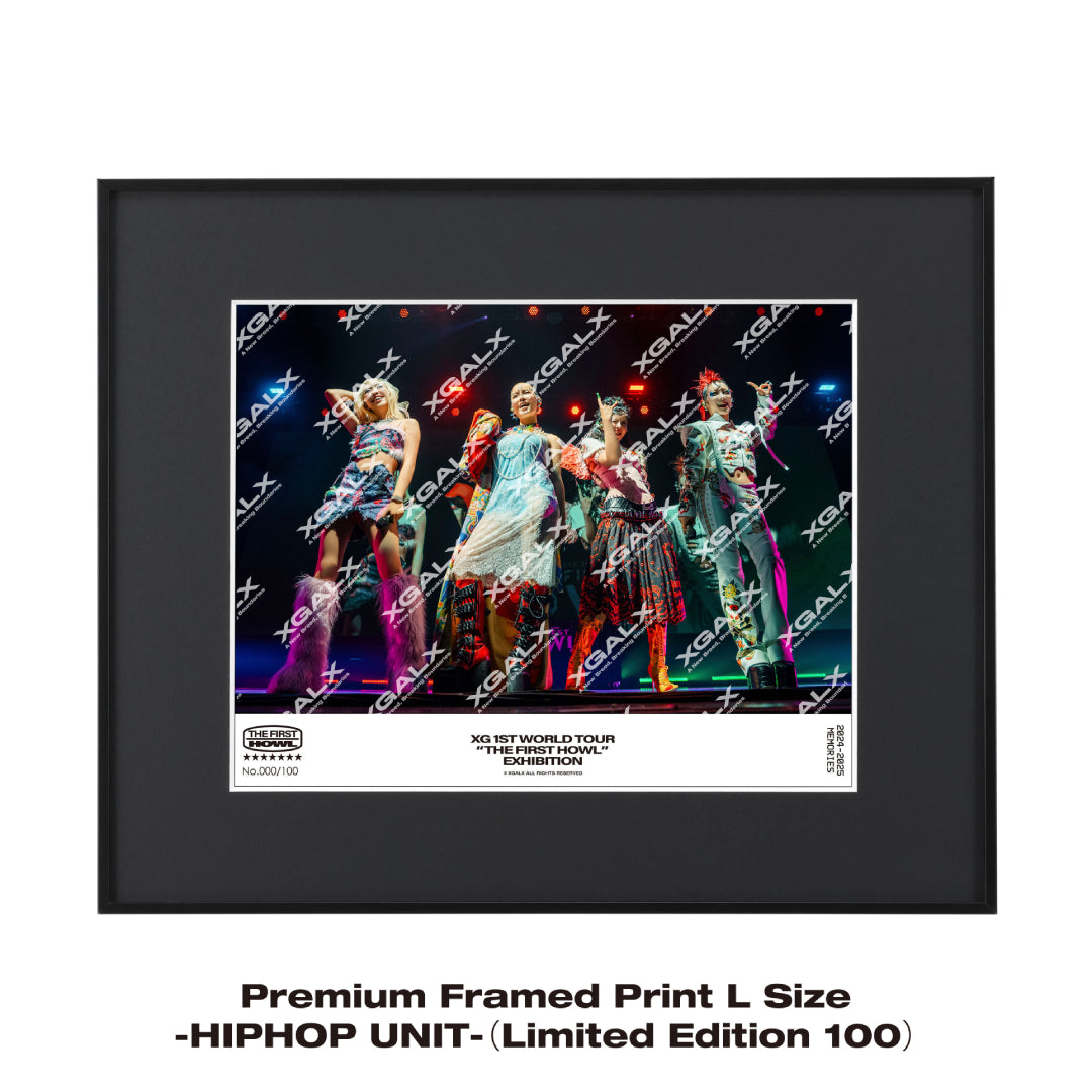 Premium Framed Print L Size -HIPHOP UNIT-（Limited Edition 100
