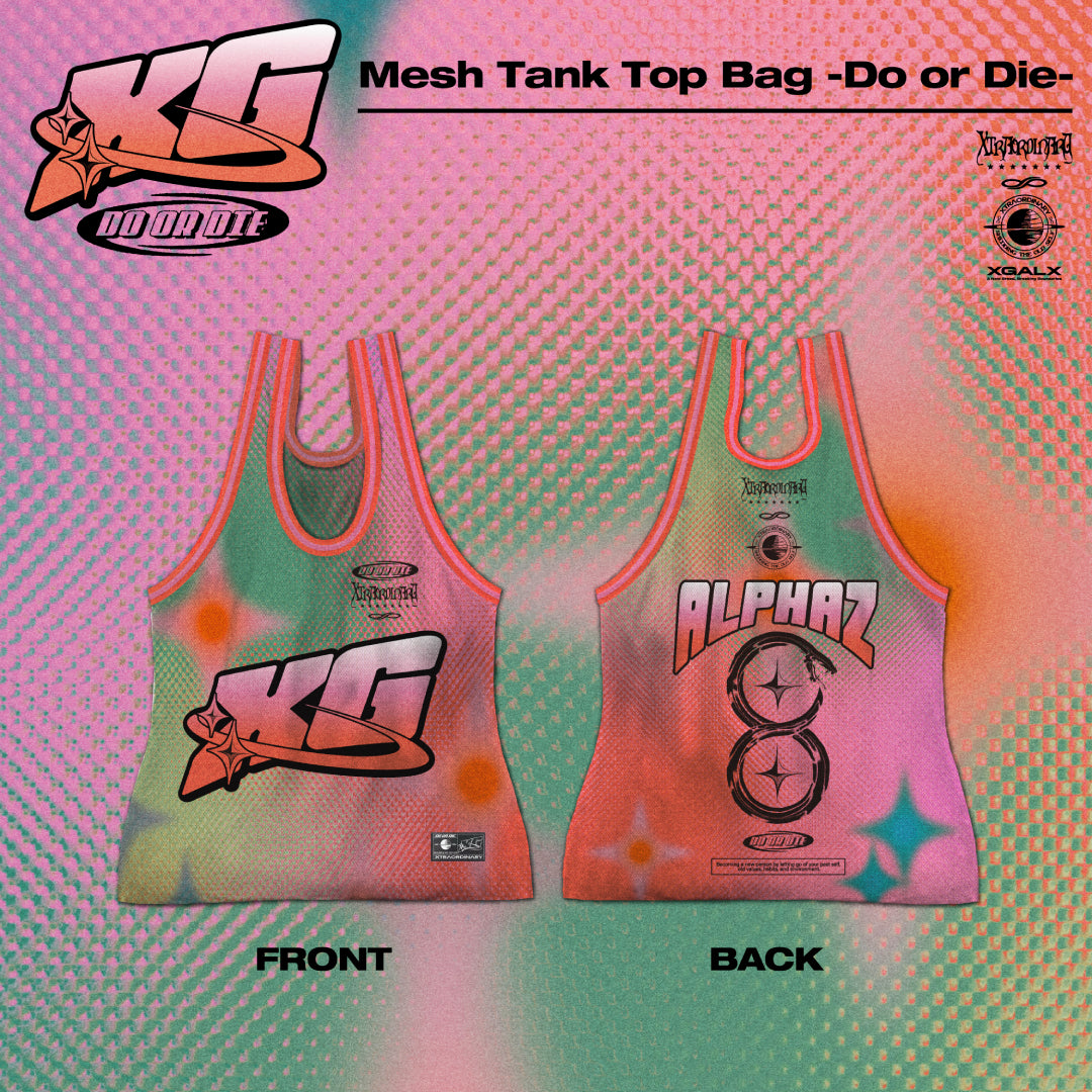 Mesh Tank Top Bag -Do or Die- – XGALX OFFICIAL SHOP