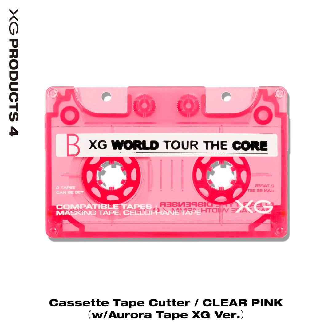 Cassette Tape Cutter / CLEAR PINK（w/Aurora Tape XG Ver.） – XGALX