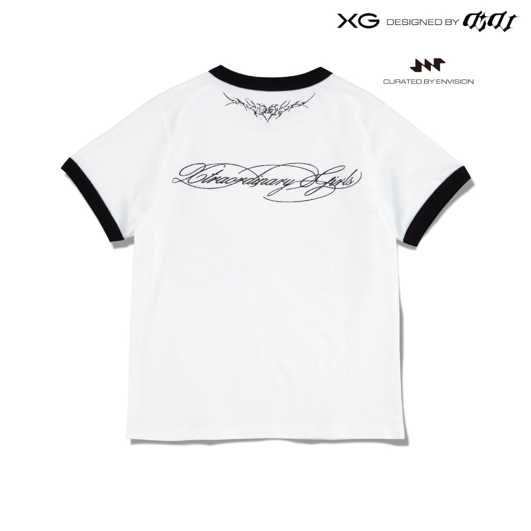 XG×DIDU curated by Envision presented at ENG Ringer Tee / WHITE