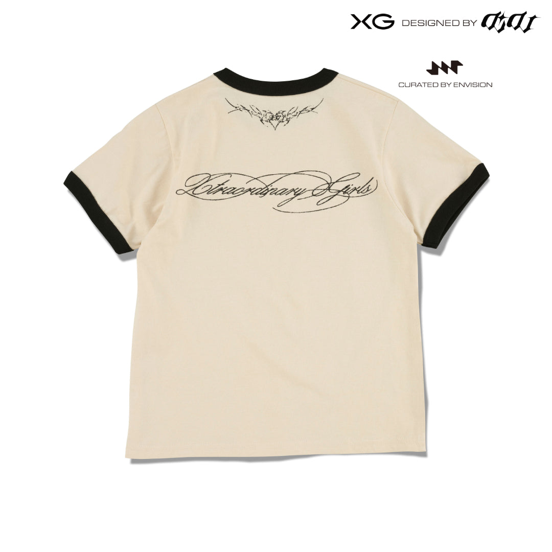 XG×DIDU / BEIGE XG×DIDU curated by Envision presented at ENG Ringer Tee / BEIGE