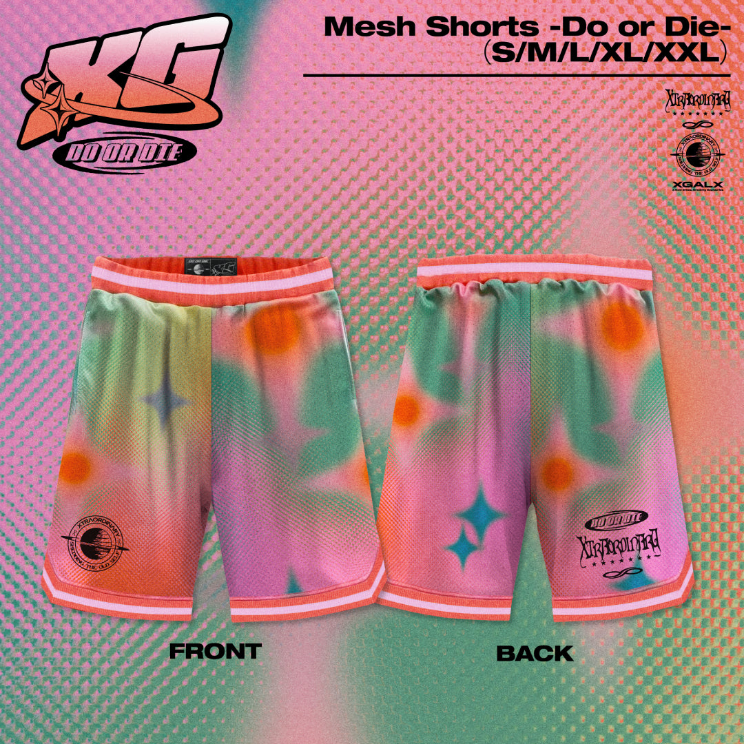 XG 会場限定 メッシュショーツ パンツ Mesh Shorts -Do or Die- – XGALX OFFICIAL SHOP