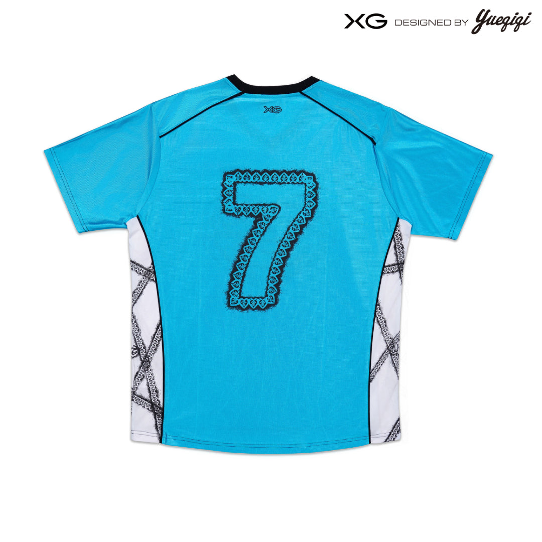OXG × YUEQI QI Football Oversized Tee XG × YUEQI QI Football Oversized Tee
