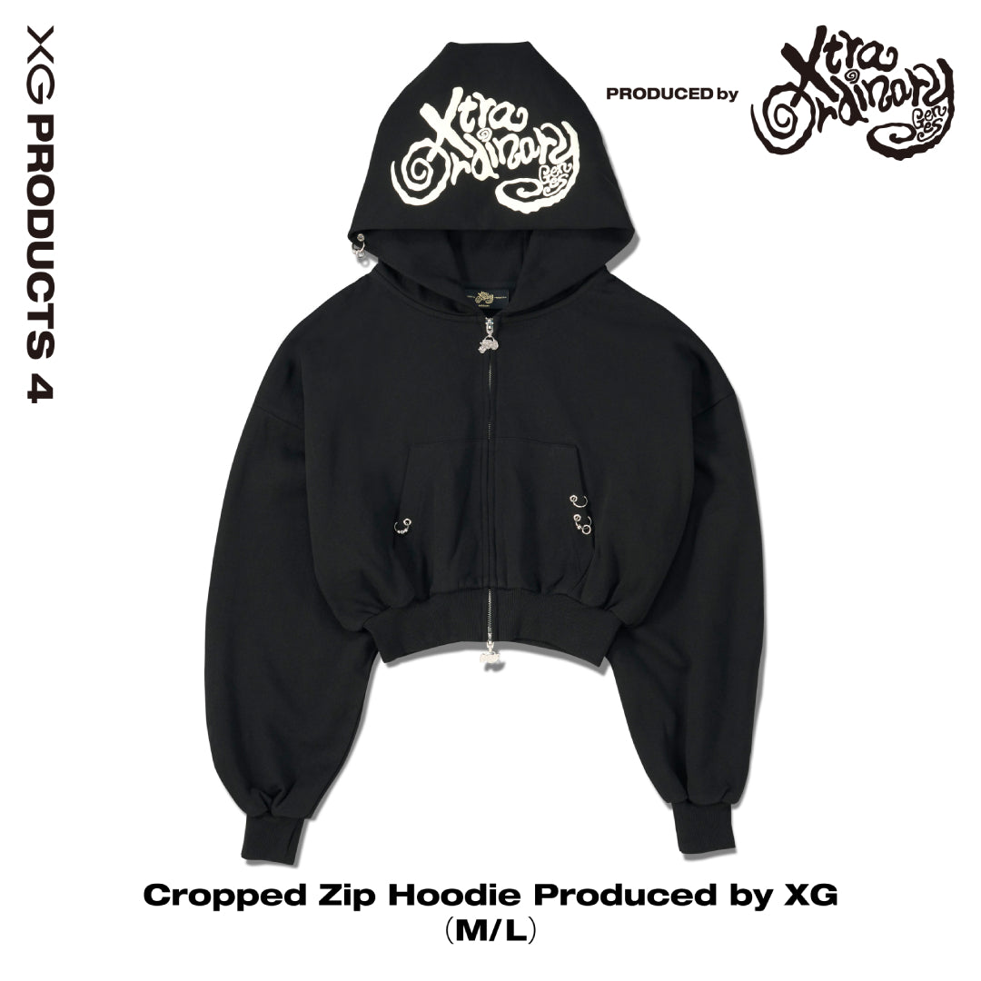 Build-To-Order】Cropped Zip Hoodie Produced by XG – XGALX OFFICIAL