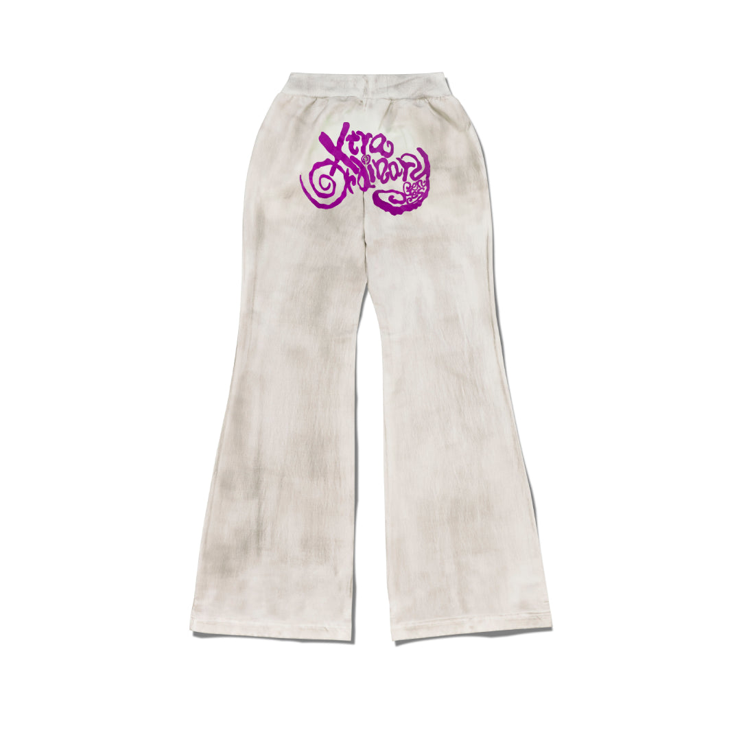Dirty Washed Flare Pants Produced by XG – XGALX OFFICIAL SHOP