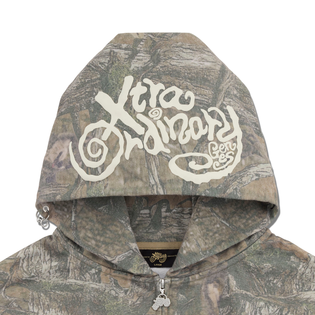 Cropped Camo Zip Hoodie Produced by XG – XGALX OFFICIAL SHOP