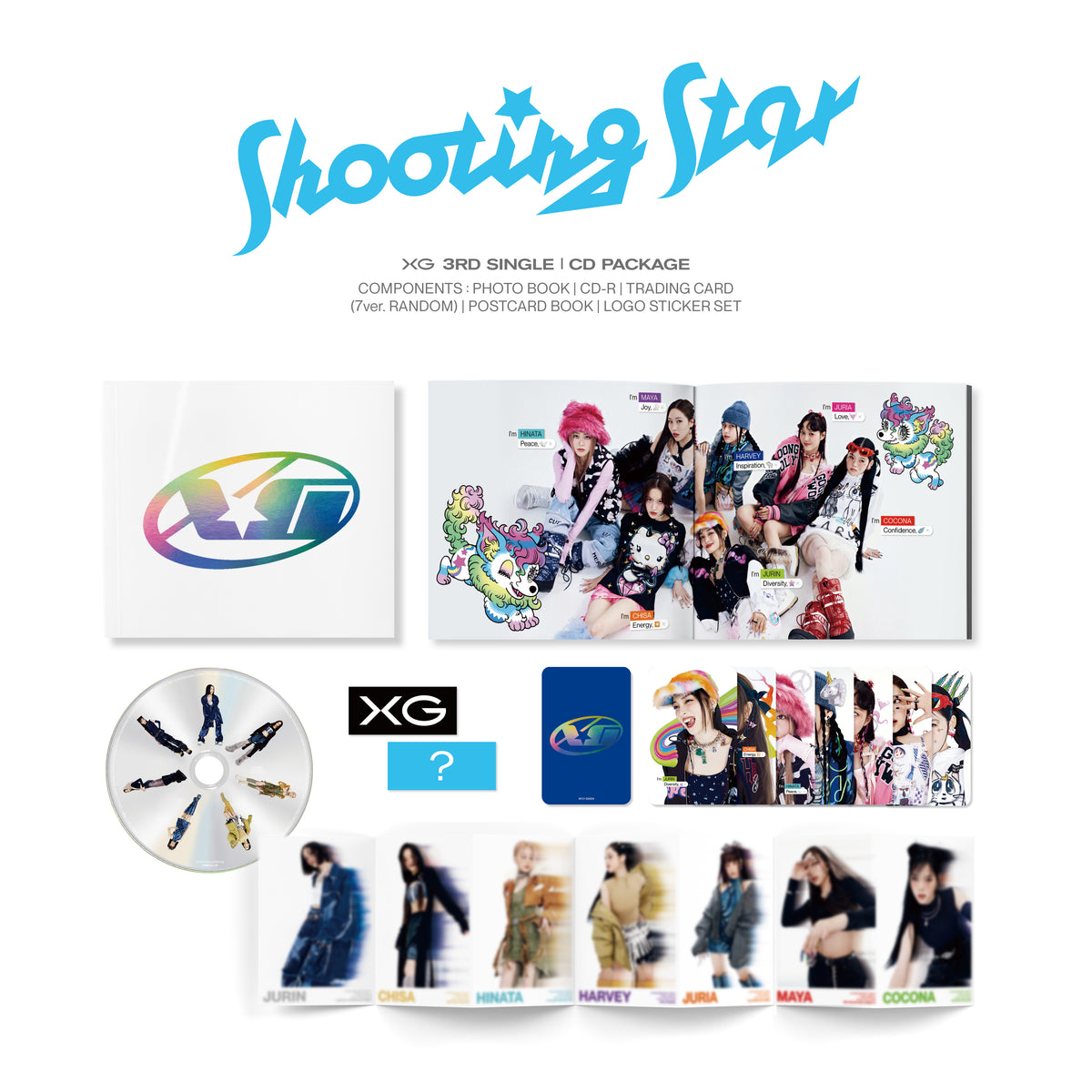 XG SHOOTING STAR CD アルバム トレカ チサ