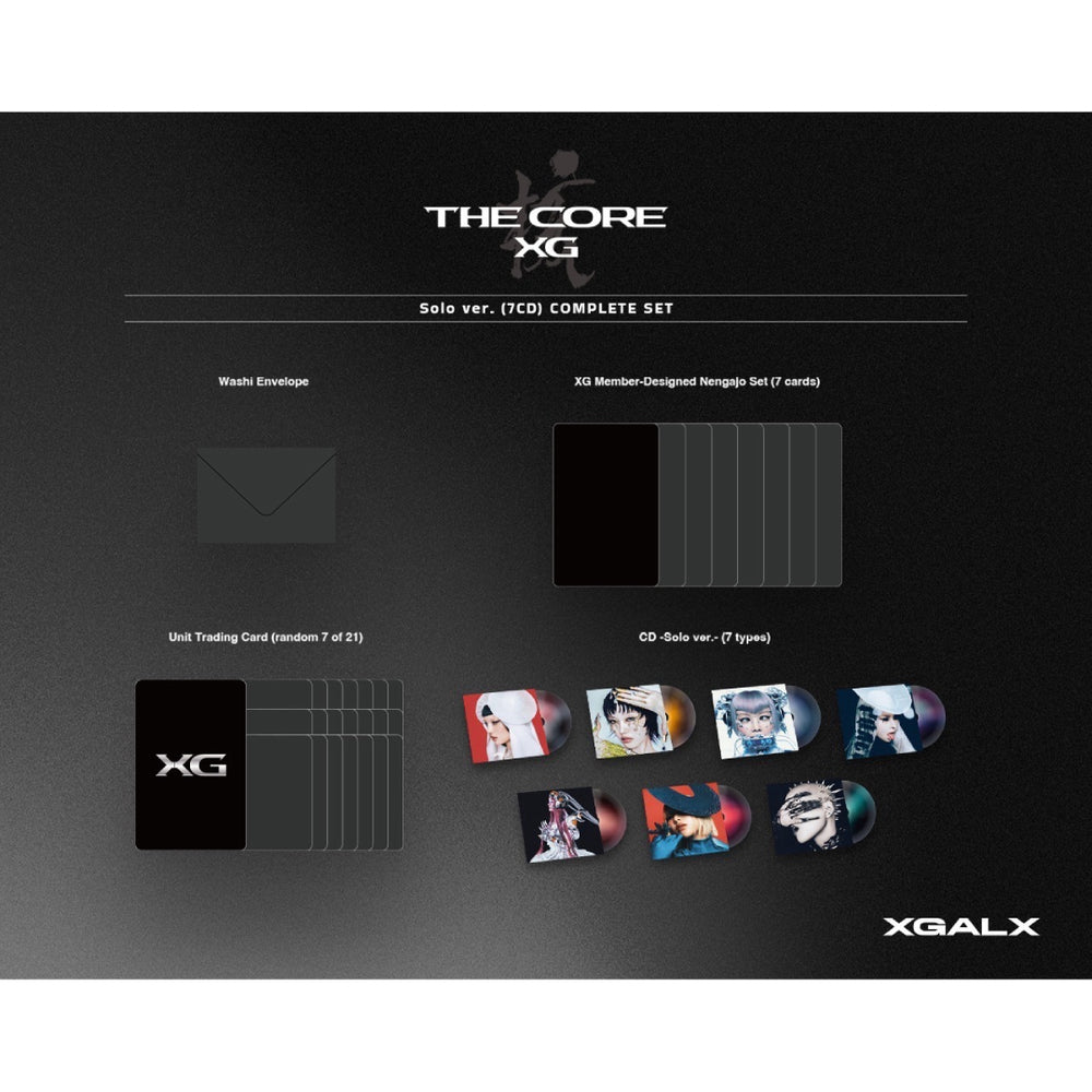 【ALPHAZ LIMITED】【ONLINE FANSIGN EVENT Application Included】【Solo ver. (7CD) COMPLETE SET】THE CORE -核(7CD)