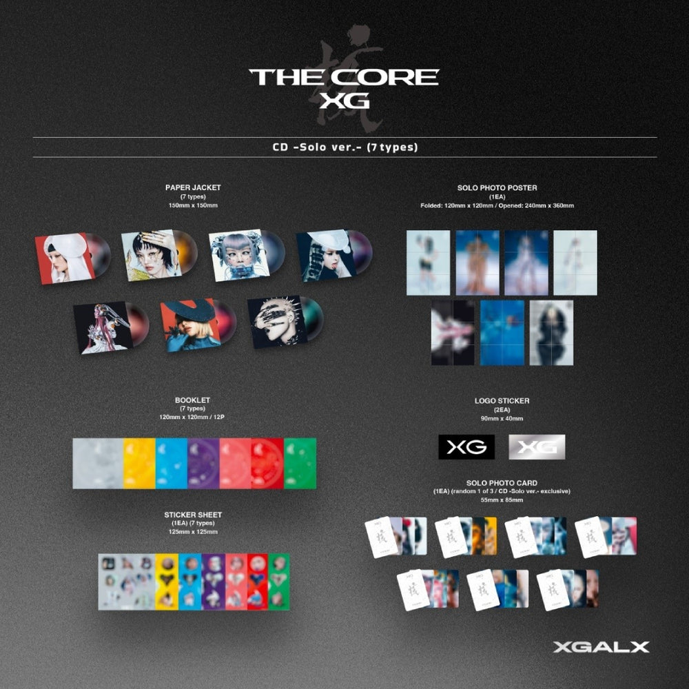 XG WORLD TOUR: THE CORE LIMITED UNIT TRADING CARD BONUS】【CD