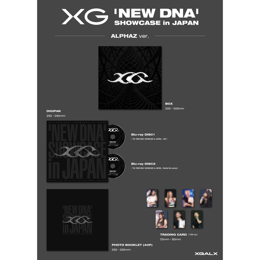 ALPHAZ Limited Edition】XG 'NEW DNA' SHOWCASE in JAPAN(2Blu-ray 