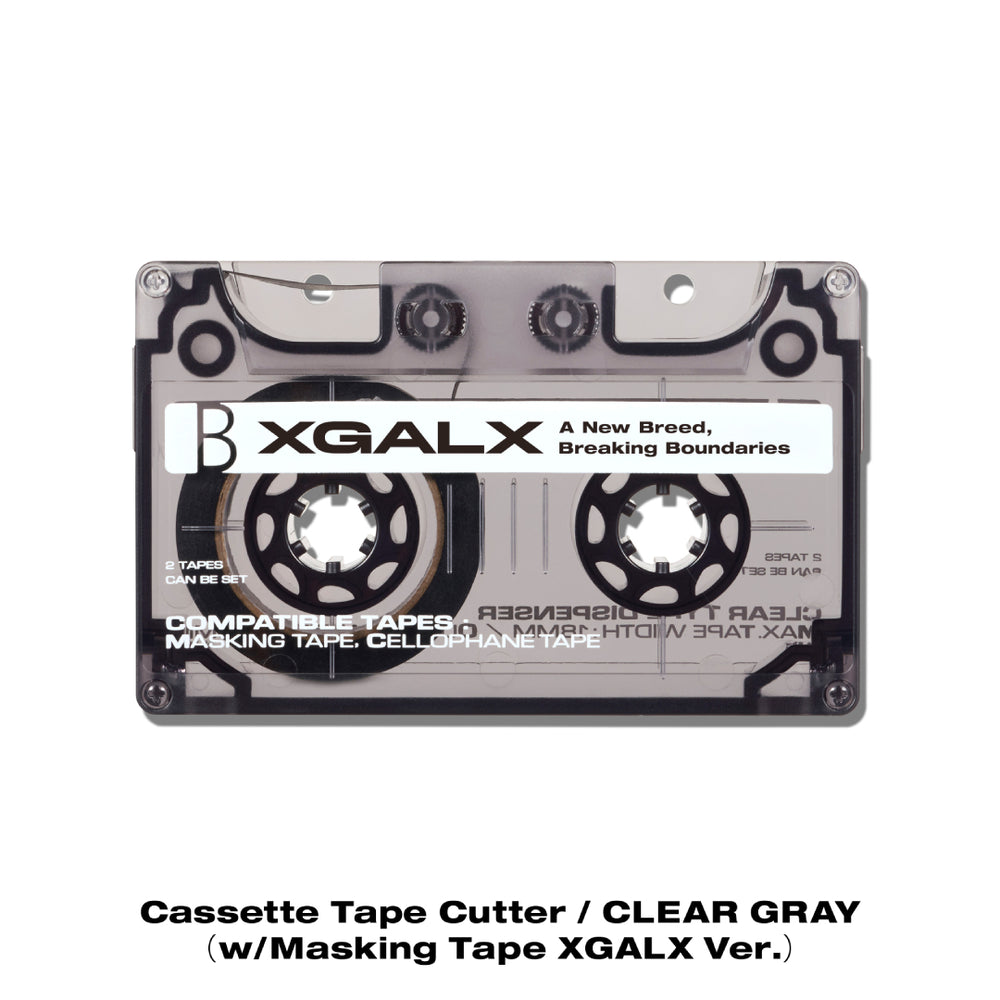 Cassette Tape Cutter / CLEAR GRAY（w/Masking Tape XGALX Ver