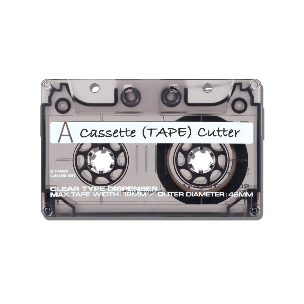 Cassette Tape Cutter / CLEAR GRAY（w/Masking Tape XGALX Ver
