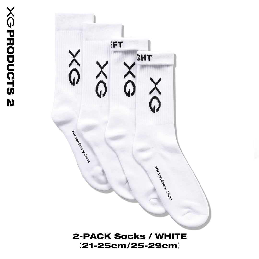 
                  
                    【Build-To-Order】2-PACK Socks / WHITE
                  
                