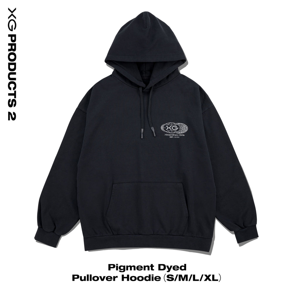 Build-To-Order】Pigment Dyed Pullover Hoodie – XG OFFICIAL SHOP