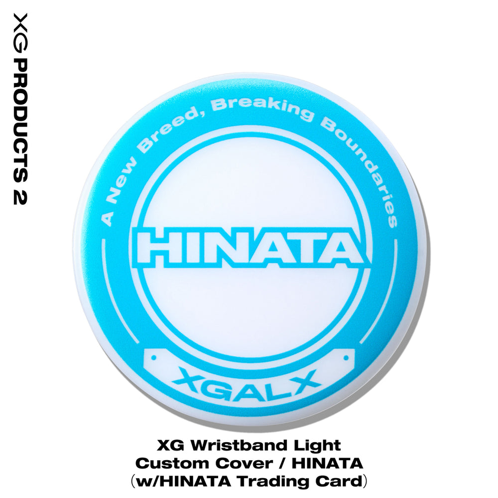 【Build-To-Order】XG Wristband Light Custom Cover / HINATA（w/HINATA Trading Card）