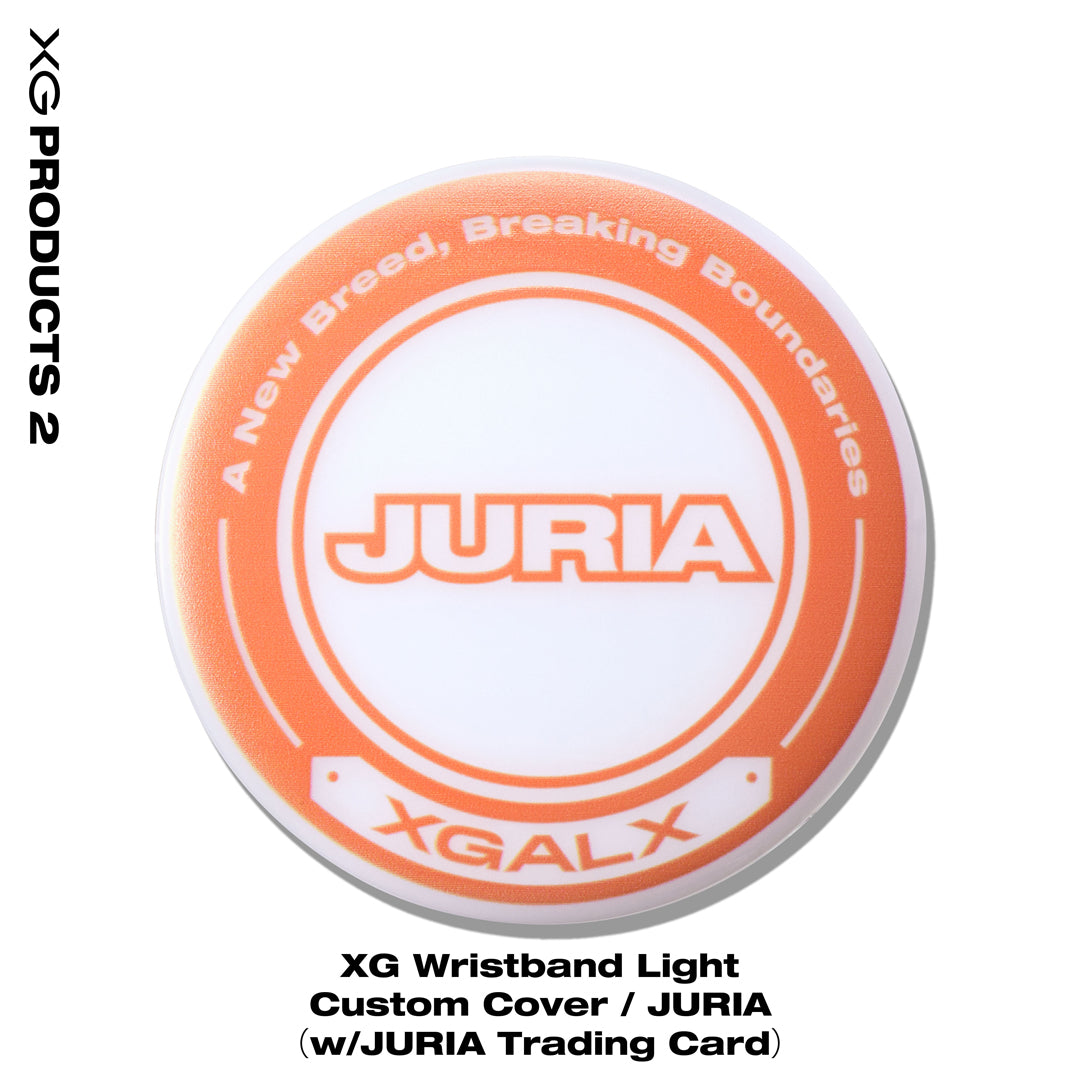 
                  
                    XG Wristband Light Custom Cover / JURIA（w/JURIA Trading Card）
                  
                