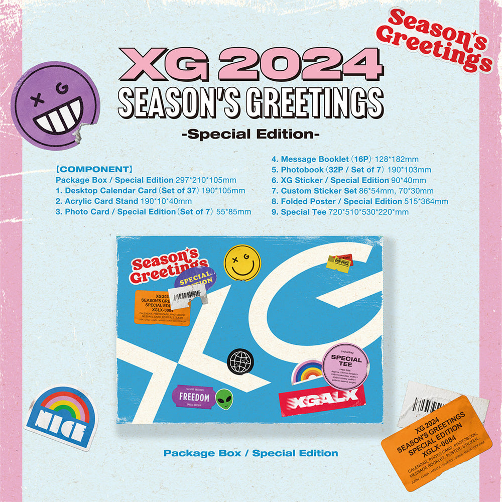 2-item set》XG 2024 SEASON'S GREETINGS（Standard Edition）+