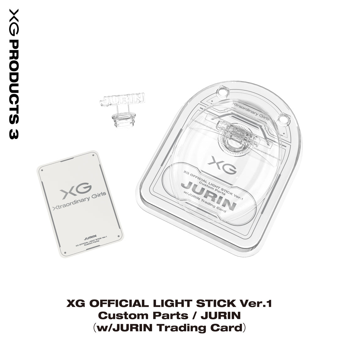 
                  
                    XG OFFICIAL LIGHT STICK Ver.1 Custom Parts / JURIN（w/JURIN Trading Card）
                  
                