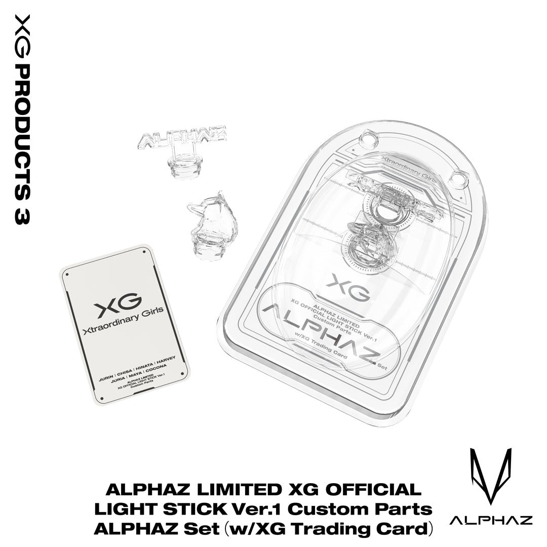 
                  
                    《Ships sequentially from late June onward│6月下旬以降順次出荷》ALPHAZ LIMITED XG OFFICIAL LIGHT STICK Ver.1 Custom Parts / ALPHAZ Set（w/XG Trading Card）
                  
                