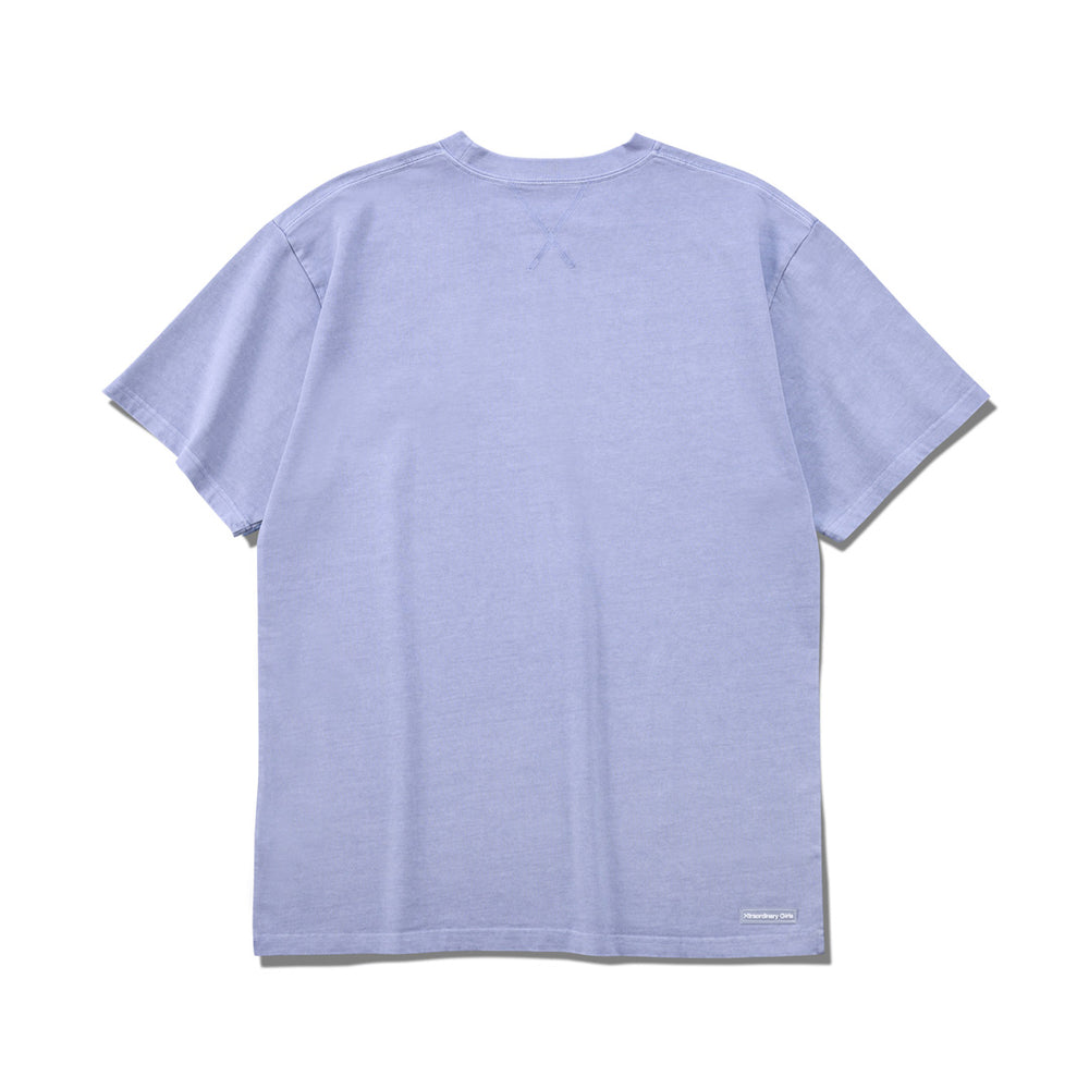 Garment Dye Crew Neck Tee / BLUE GRAY – XG OFFICIAL SHOP