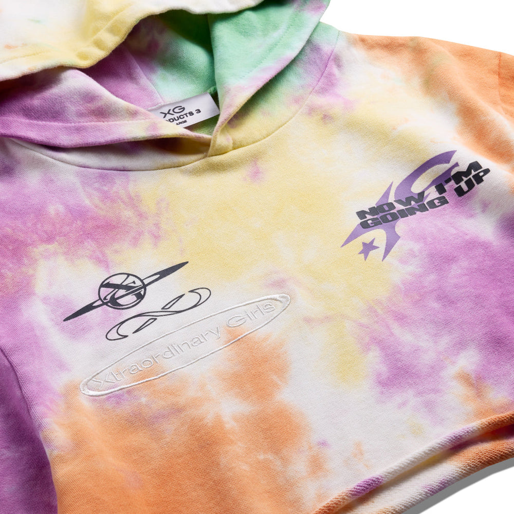 BLACK FRIDAY】Tie-Dye Cropped Hoodie – XGALX OFFICIAL SHOP