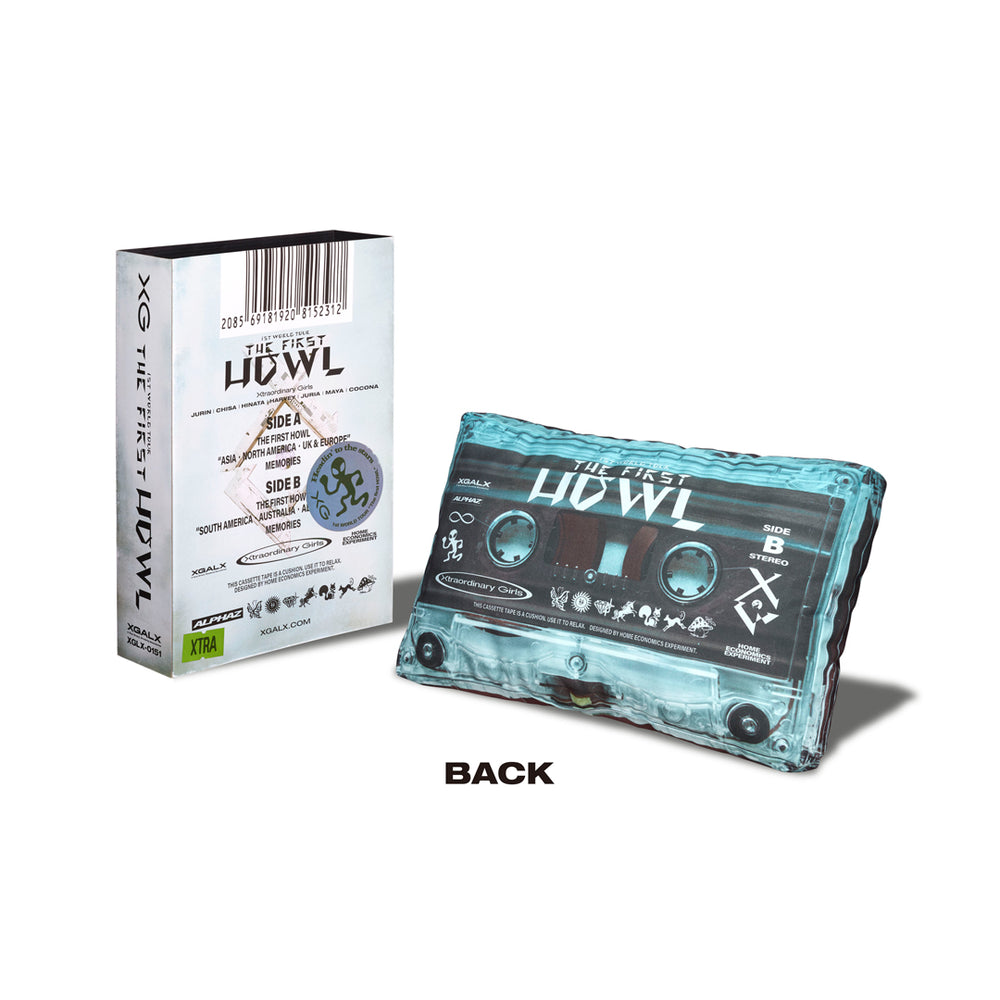 
                  
                    Cassette Tape Cushion "The first HOWL"
                  
                