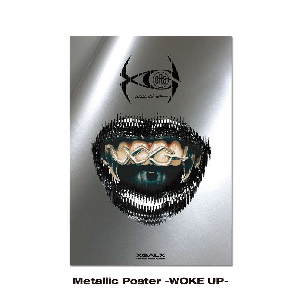 《Ships sequentially from early August onward│8月上旬以降順次出荷》Metallic Poster -WOKE UP-