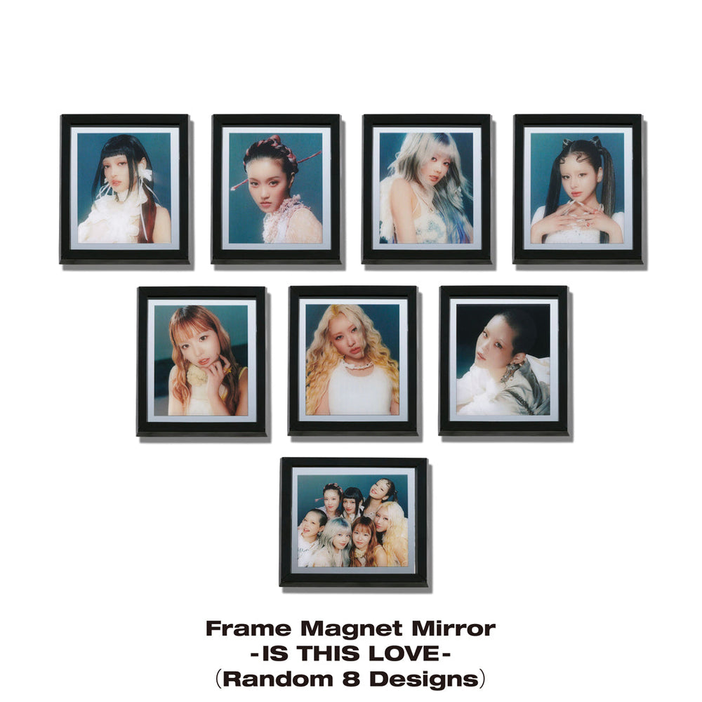 【BLACK FRIDAY】Frame Magnet Mirror -IS THIS LOVE-（Random 8 Designs）