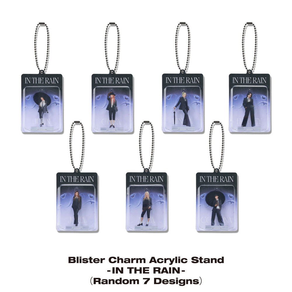 B'z チャーム FINAL アクリルスタンド セット BLACK FRIDAY】Blister Charm Acrylic Stand -IN THE RAIN-（Random 7