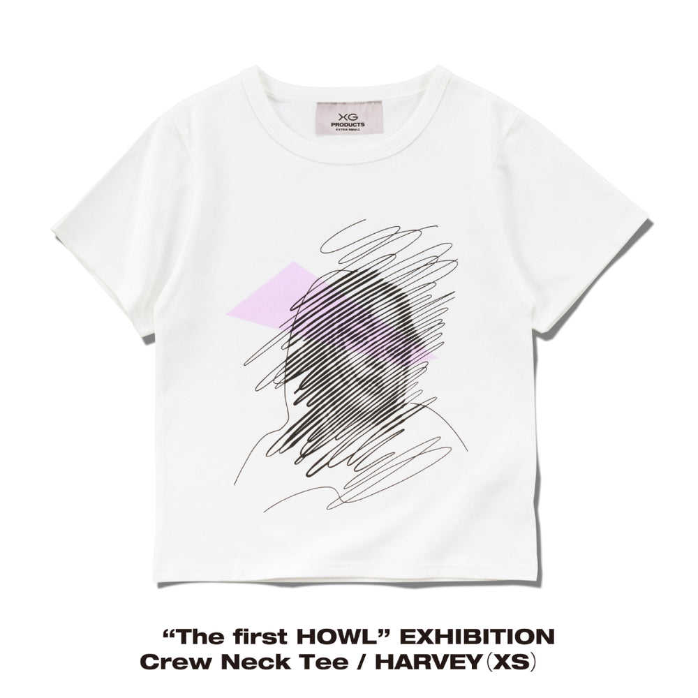 “The first HOWL” EXHIBITION Crew Neck Tee / HARVEY（XS）