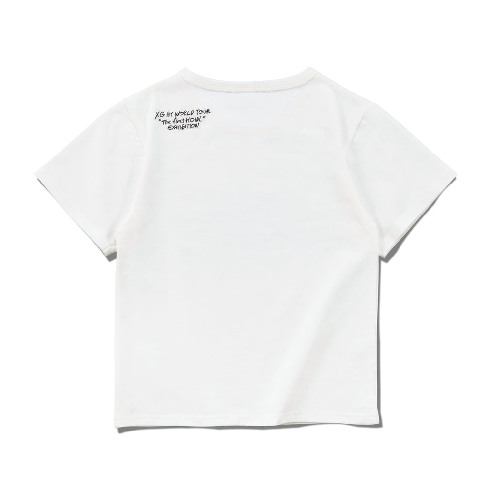 The first HOWL” EXHIBITION Crew Neck Tee / HARVEY（XS） – XGALX