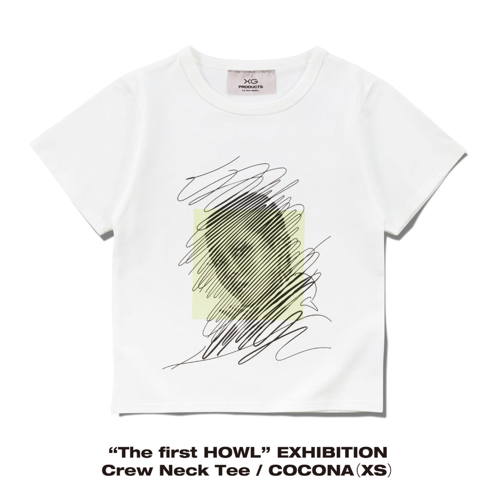 “The first HOWL” EXHIBITION Crew Neck Tee / COCONA（XS）