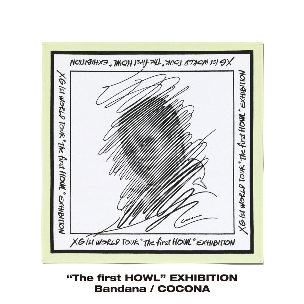XG world tour first howl exhibition バンダナ The first HOWL” EXHIBITION Bandana / COCONA – XGALX OFFICIAL