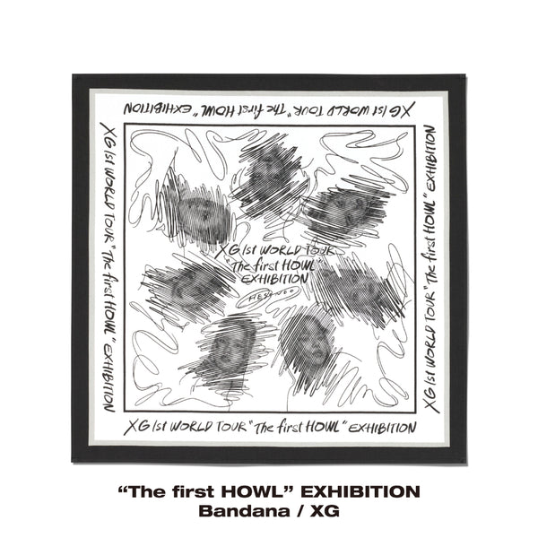 The first HOWL” EXHIBITION Bandana / XG – XGALX OFFICIAL SHOP