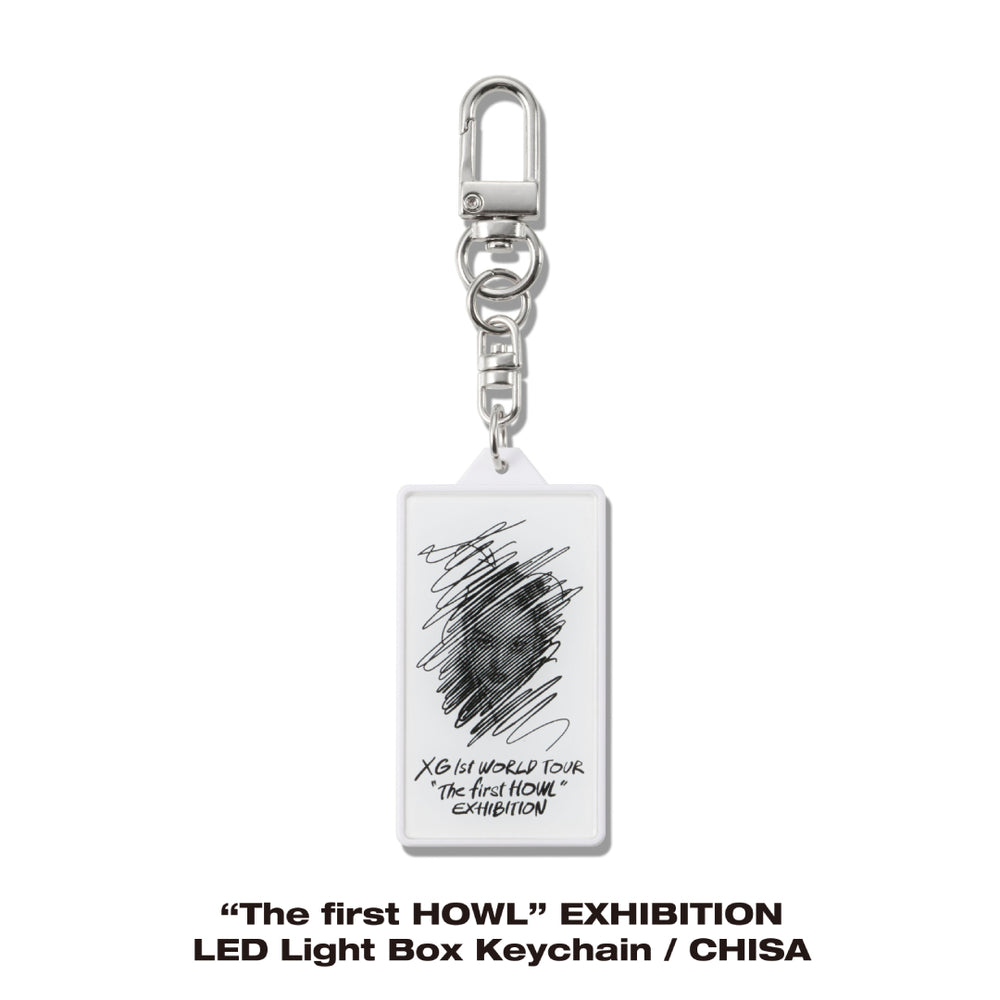The first HOWL” EXHIBITION LED Light Box Keychain / CHISA – XGALX