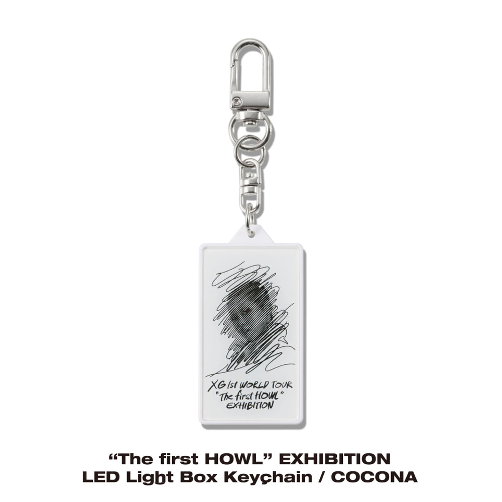 The first HOWL” EXHIBITION LED Light Box Keychain / COCONA – XGALX