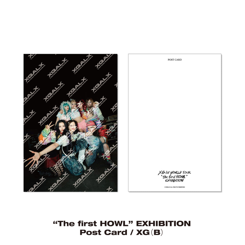 “The first HOWL” EXHIBITION Post Card / XG（B）