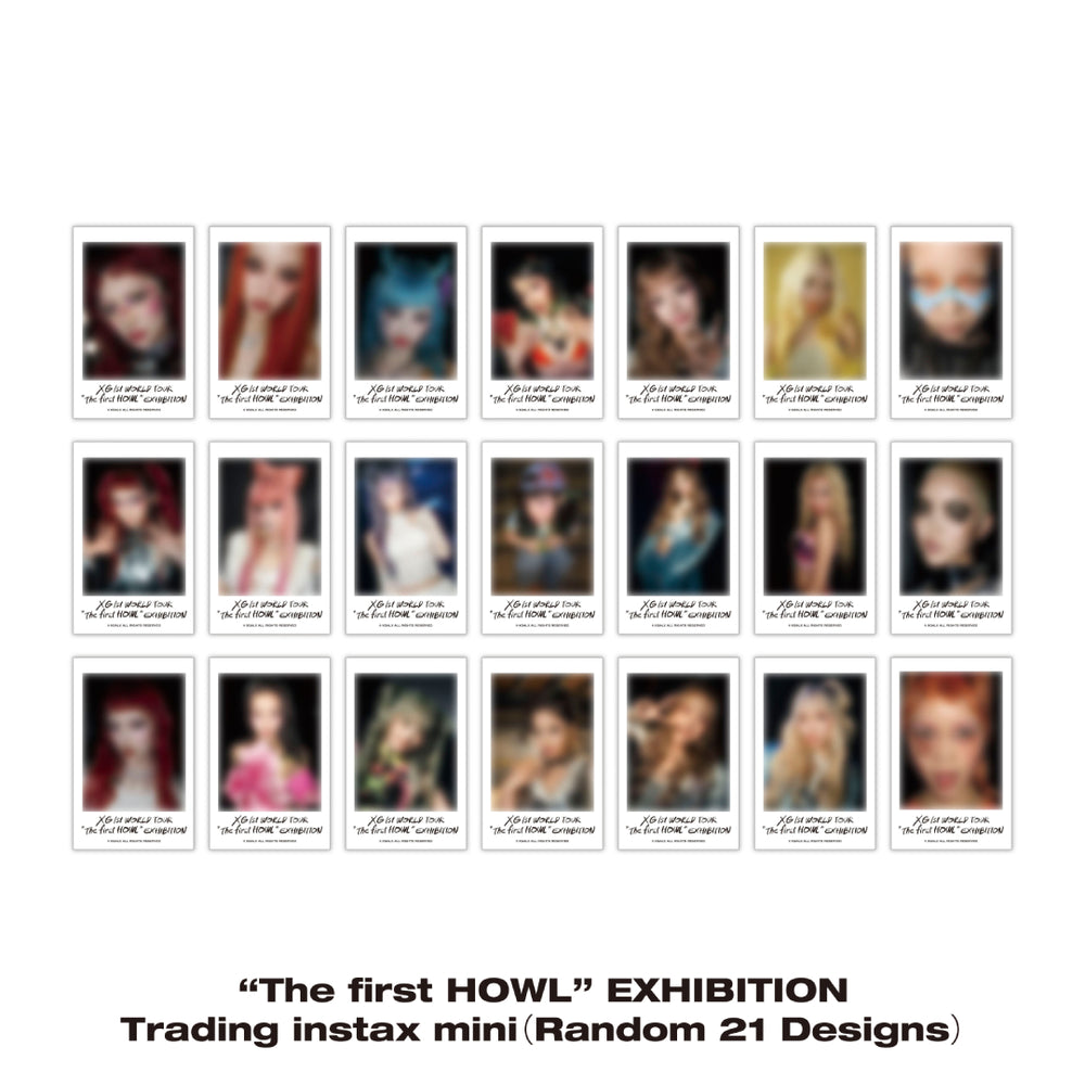 XG EXHIBITION チェキ 展示会　コンプ instax mini ① The first HOWL” EXHIBITION Trading instax mini（Random 21 Designs