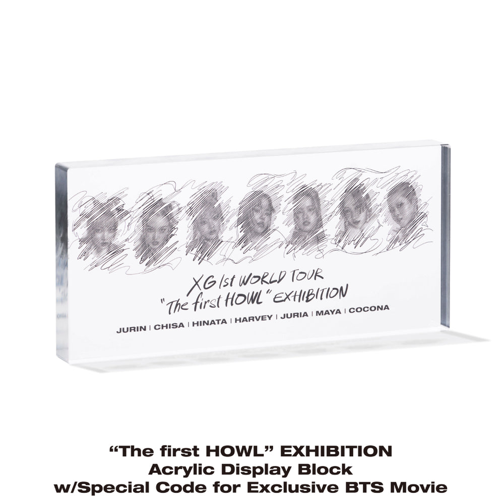 The first HOWL” EXHIBITION Acrylic Display Block w/Special Code