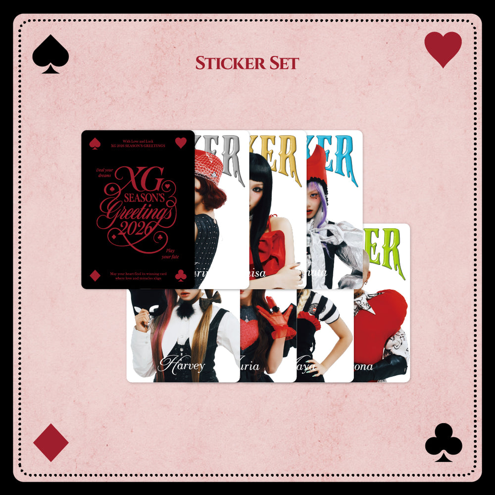 【XG 2026 SEASON'S GREETINGS】Sticker Set