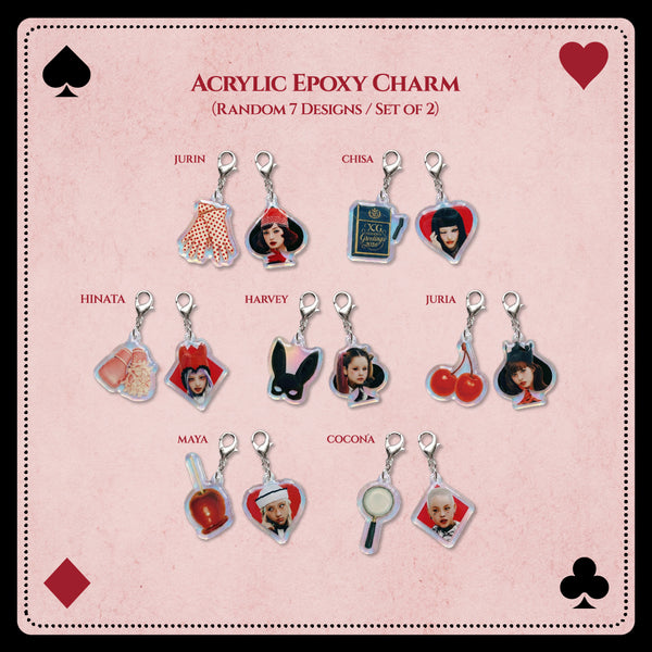 XG 2026 SEASON'S GREETINGS】Acrylic Epoxy Charm（Random 7 Designs