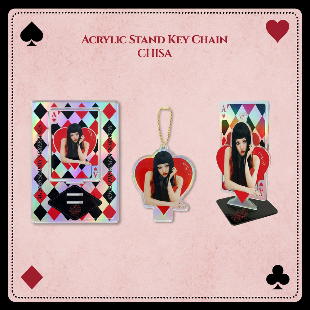 【XG 2026 SEASON'S GREETINGS】Acrylic Stand Key Chain / CHISA